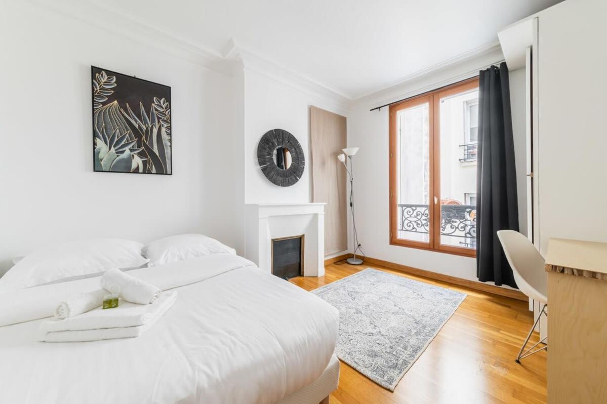 85M2 De Confort Paris 17 - Charme Parisien 6P - Flat-Guest Buitenkant foto